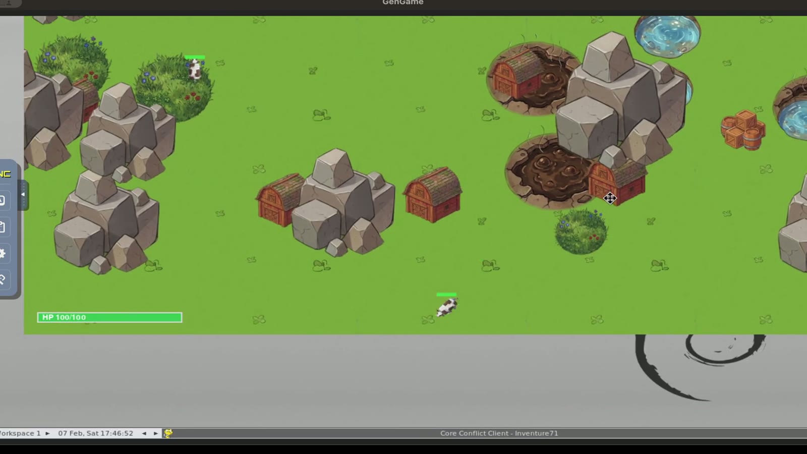 Core Conflict gameplay after a live code patch